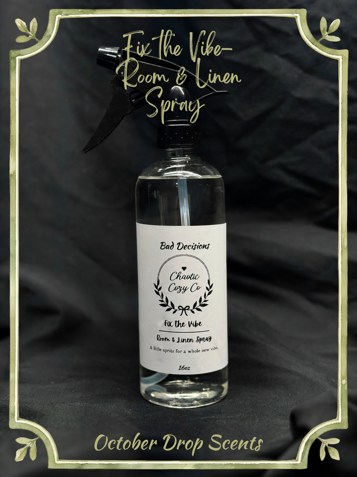 Fix the Vibe - Room & Linen Spray (October Drop)